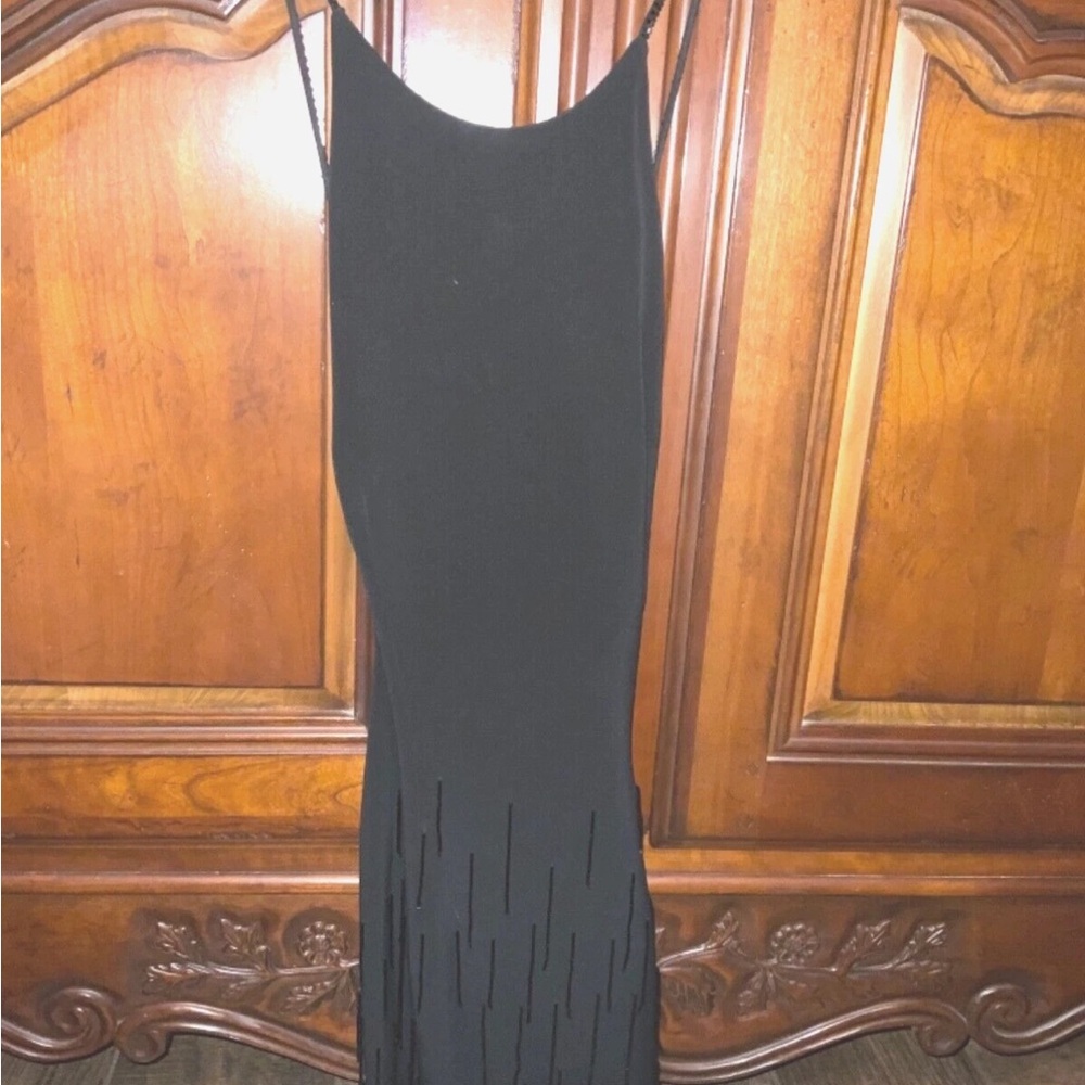 Cache Black Spaghetti Strap Dress
